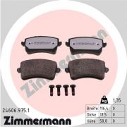 Слика 1 $на Комплет феродо, дискови кочници ZIMMERMANN rd:z 24606.975.1