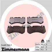 Слика 1 на комплет феродо, дискови кочници ZIMMERMANN rd:z 24681.966.1