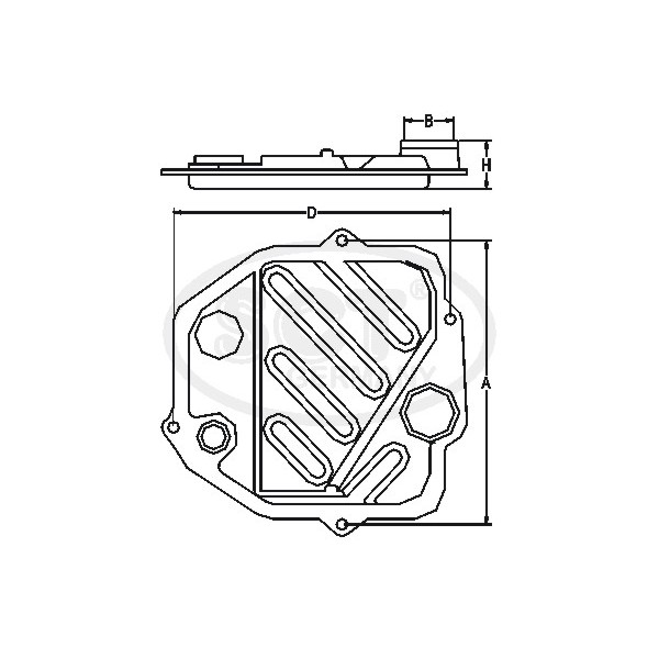 Слика на Комплет хидрауличен филтер, автоматски менувач SCT Germany SG 1716 за Ford Escort MK 7 (gal,aal,abl) RS Cosworth 4x4 - 220 коњи бензин