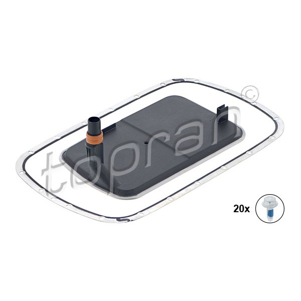 Слика на Комплет хидрауличен филтер, автоматски менувач TOPRAN 502 754 за BMW 3 Touring E46 320 d - 136 коњи дизел