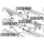 Слика 2 на комплет шипка стабилизатор FEBEST 2399-B7R