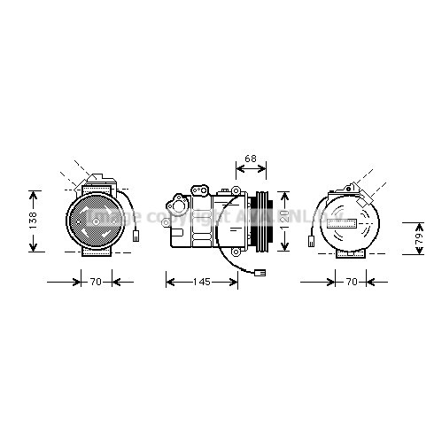 Слика на Компресор за клима AVA QUALITY COOLING AIAK011