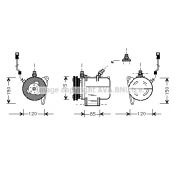 Слика 1 $на Компресор за клима AVA QUALITY COOLING BWK016