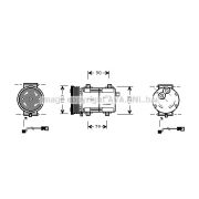 Слика 1 на Компресор за клима AVA QUALITY COOLING FDAK284