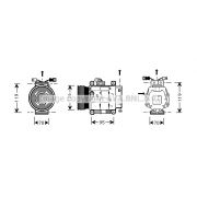 Слика 1 $на Компресор за клима AVA QUALITY COOLING FTK063