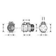 Слика 1 $на Компресор за клима AVA QUALITY COOLING MSK084