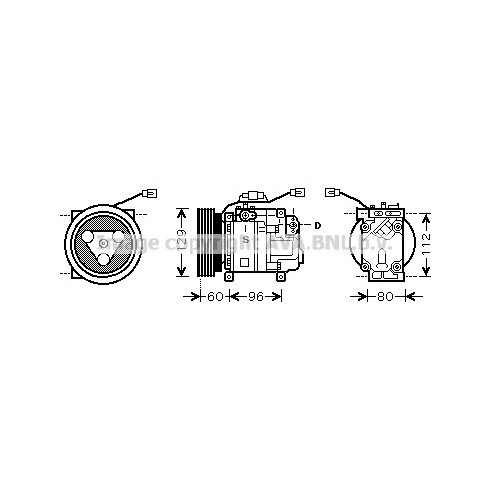 Слика на Компресор за клима AVA QUALITY COOLING MZK202