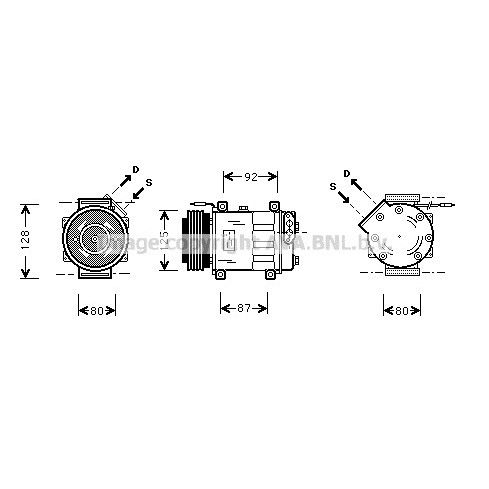 Слика на Компресор за клима AVA QUALITY COOLING RTK046