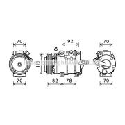 Слика 1 на Компресор за клима AVA QUALITY COOLING SUK112