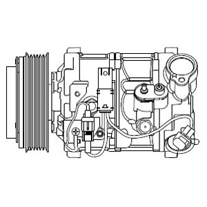 Слика на Компресор за клима DELPHI CS20545 за BMW 1 F21 116 d - 116 коњи дизел