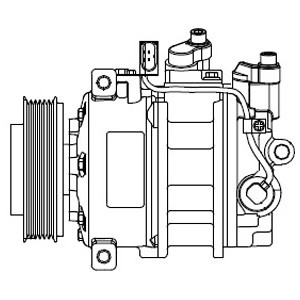 Слика на Компресор за клима DELPHI CS20546