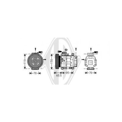 Слика на Компресор за клима DIEDERICHS Climate DCK1200