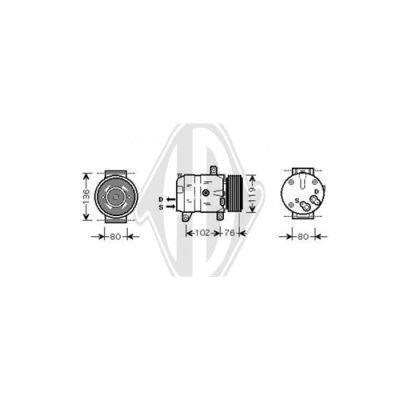 Слика на Компресор за клима DIEDERICHS Climate DCK1462