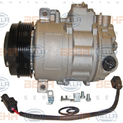 Слика на Компресор за клима HELLA 8FK 351 322-891 за Mercedes C-class Sports Coupe (CL203) C 180 (203.735) - 129 коњи бензин