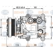 Слика 1 $на Компресор за клима HELLA BEHR  SERVICE  PREMIUM LINE 8FK 351 334-001