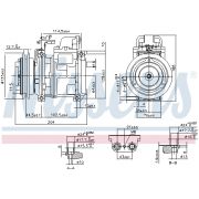 Слика 1 на Компресор за клима NISSENS 890028