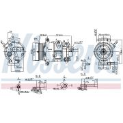 Слика 1 на Компресор за клима NISSENS 890030