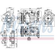 Слика 1 на Компресор за клима NISSENS 890044