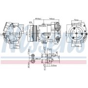 Слика 1 на Компресор за клима NISSENS 890058