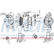 Слика 1 на Компресор за клима NISSENS 890062