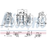Слика 1 на Компресор за клима NISSENS 890072