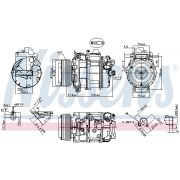 Слика 1 на Компресор за клима NISSENS 890073