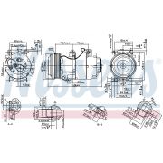 Слика 1 $на Компресор за клима NISSENS 890090
