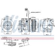 Слика 1 на Компресор за клима NISSENS 890093