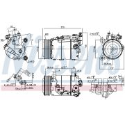 Слика 1 на Компресор за клима NISSENS 890098