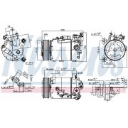 Слика 1 на Компресор за клима NISSENS 890099