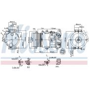 Слика 1 на Компресор за клима NISSENS 890144