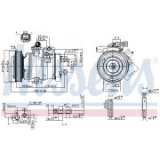 Слика 1 $на Компресор за клима NISSENS 890162