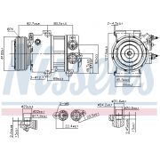 Слика 1 на Компресор за клима NISSENS 890179