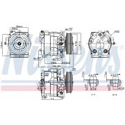 Слика 1 на Компресор за клима NISSENS 890187