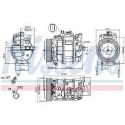 Слика 1 на Компресор за клима NISSENS 890191