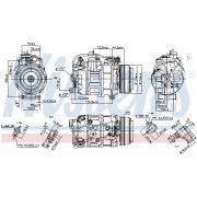 Слика 1 на Компресор за клима NISSENS 890218