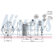 Слика 1 на Компресор за клима NISSENS 89024