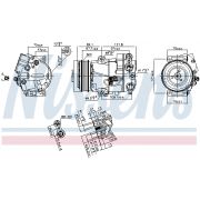 Слика 1 $на Компресор за клима NISSENS 890259