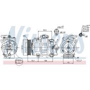 Слика 1 на Компресор за клима NISSENS 89026