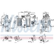 Слика 1 $на Компресор за клима NISSENS 890303