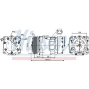 Слика 1 на Компресор за клима NISSENS 89032
