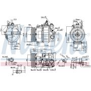 Слика 1 на Компресор за клима NISSENS 890322