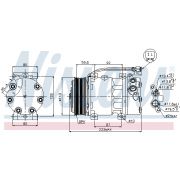 Слика 1 на Компресор за клима NISSENS 89035