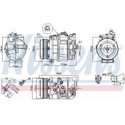 Слика 1 $на Компресор за клима NISSENS 890379