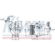 Слика 1 на Компресор за клима NISSENS 89038