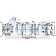 Слика 1 на Компресор за клима NISSENS 89040
