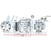 Слика 1 на Компресор за клима NISSENS 89047