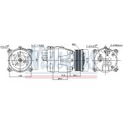 Слика 1 на Компресор за клима NISSENS 89048