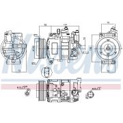 Слика 1 на Компресор за клима NISSENS 89052