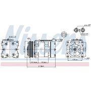 Слика 1 на Компресор за клима NISSENS 89056